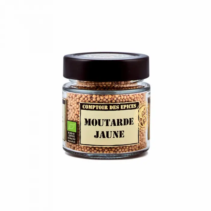 Comptoir Epices - MOUTARDE jaune graines  BIO 