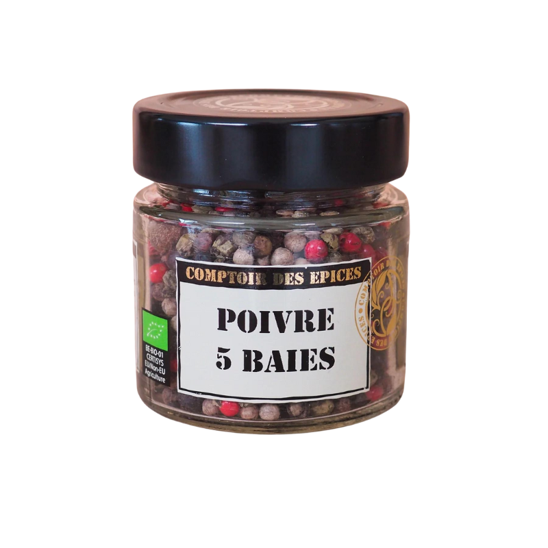 Comptoir Epices - POIVRE 5 BAIES  BIO  (mélange)