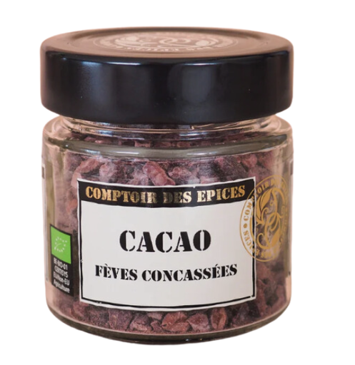 [95010] Comptoir Epices - CACAO fèves concassées - Nibs  BIO - Pérou