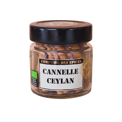 [95011] Comptoir Epices - CANNELLE CEYLAN bâtons  4 cm BIO  -  Sri Lanka