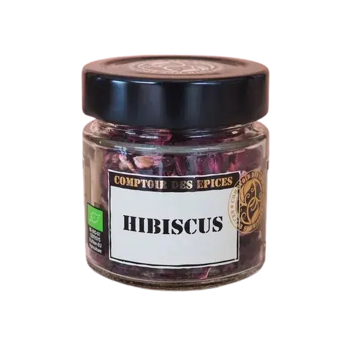 [95038] Comptoir Epices - HIBISCUS  fleurs concassées  BIO - Sénégal