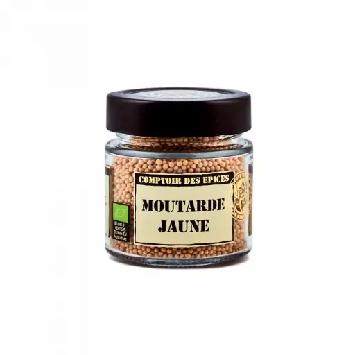 [95043] Comptoir Epices - MOUTARDE jaune graines  BIO 