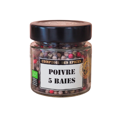 [95084] Comptoir Epices - POIVRE 5 BAIES  BIO  (mélange)